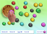 "Marbles" — Flash game for a medical center 