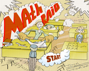 Флеш-гра «MathRaid»